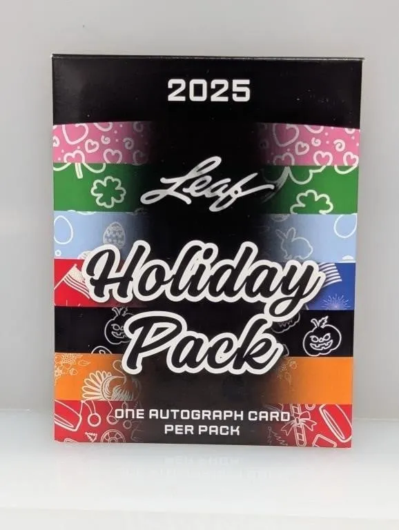 2025 Leaf Holiday Pack (1 Auto per Pack)