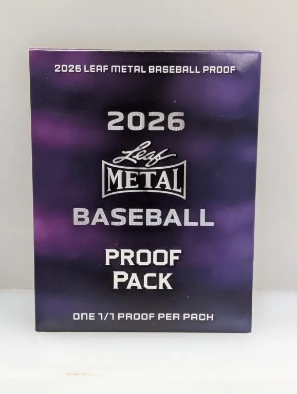 2026 Leaf Metal Baseball 1/1 Proof Per Pack