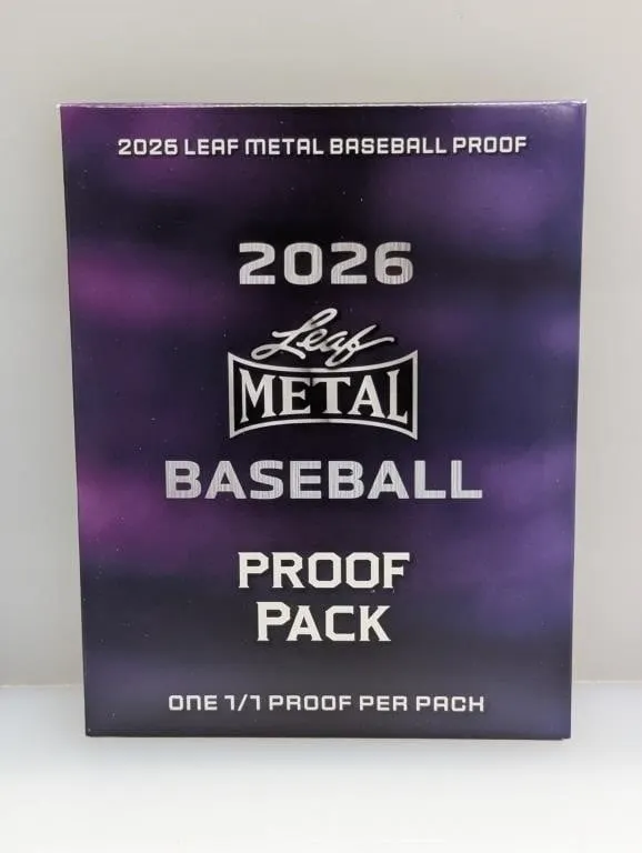 2026 Leaf Metal Baseball 1/1 Proof Per Pack