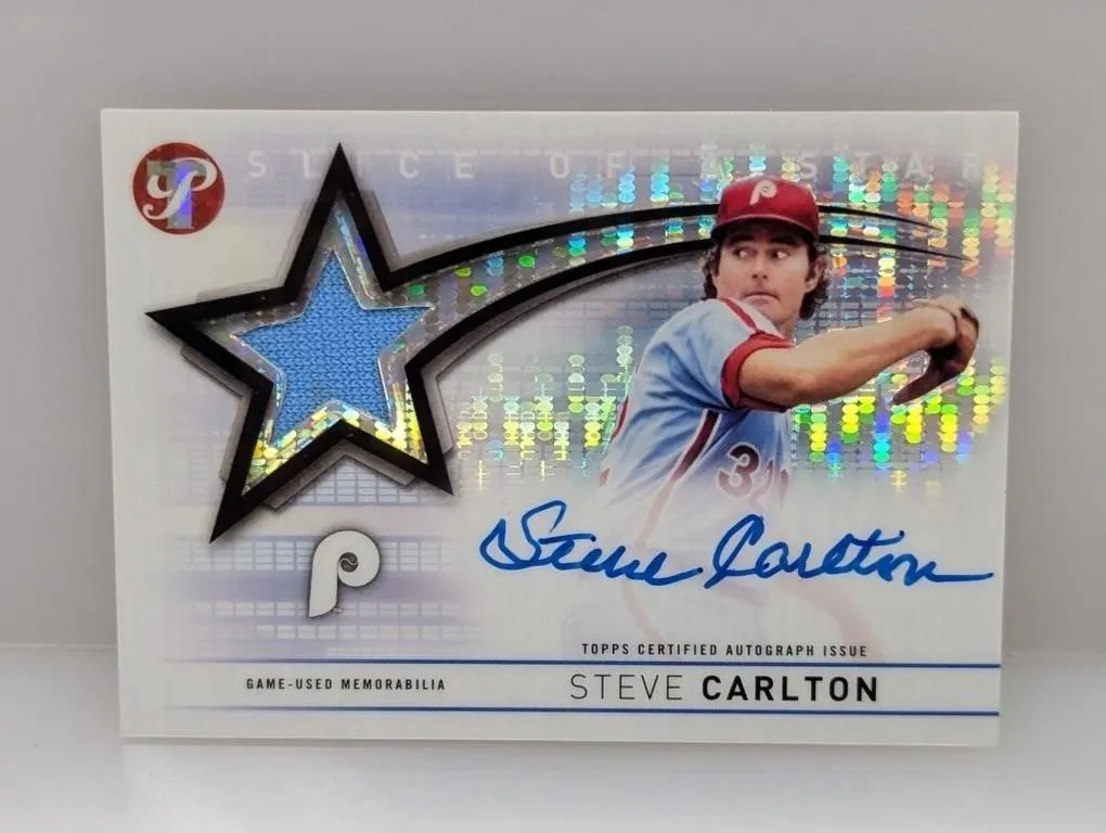 /99 2022 Topps Pristine Steve Carlton Auto SSAR-SC