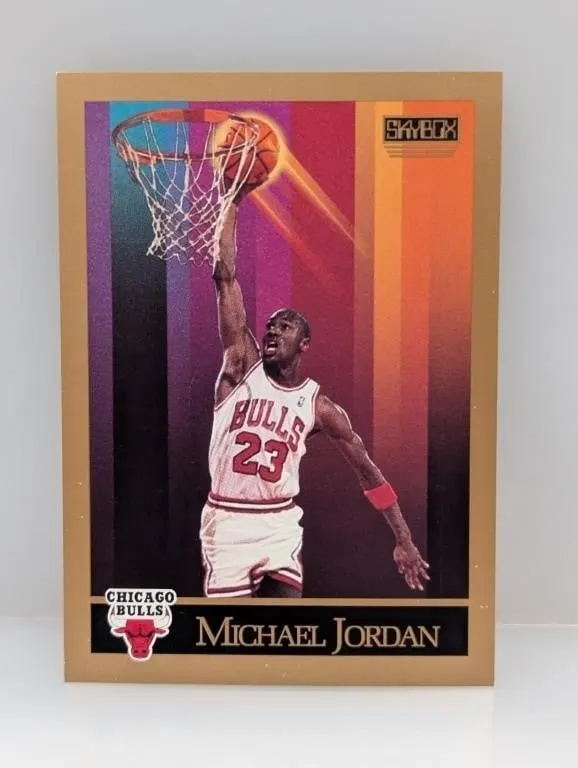 1990 Skybox Michael Jordan #41 Print Line