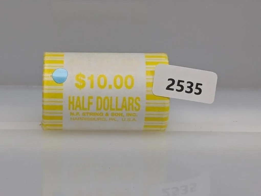 Bank Roll UNC 2022 JFK Half $1 Dollars