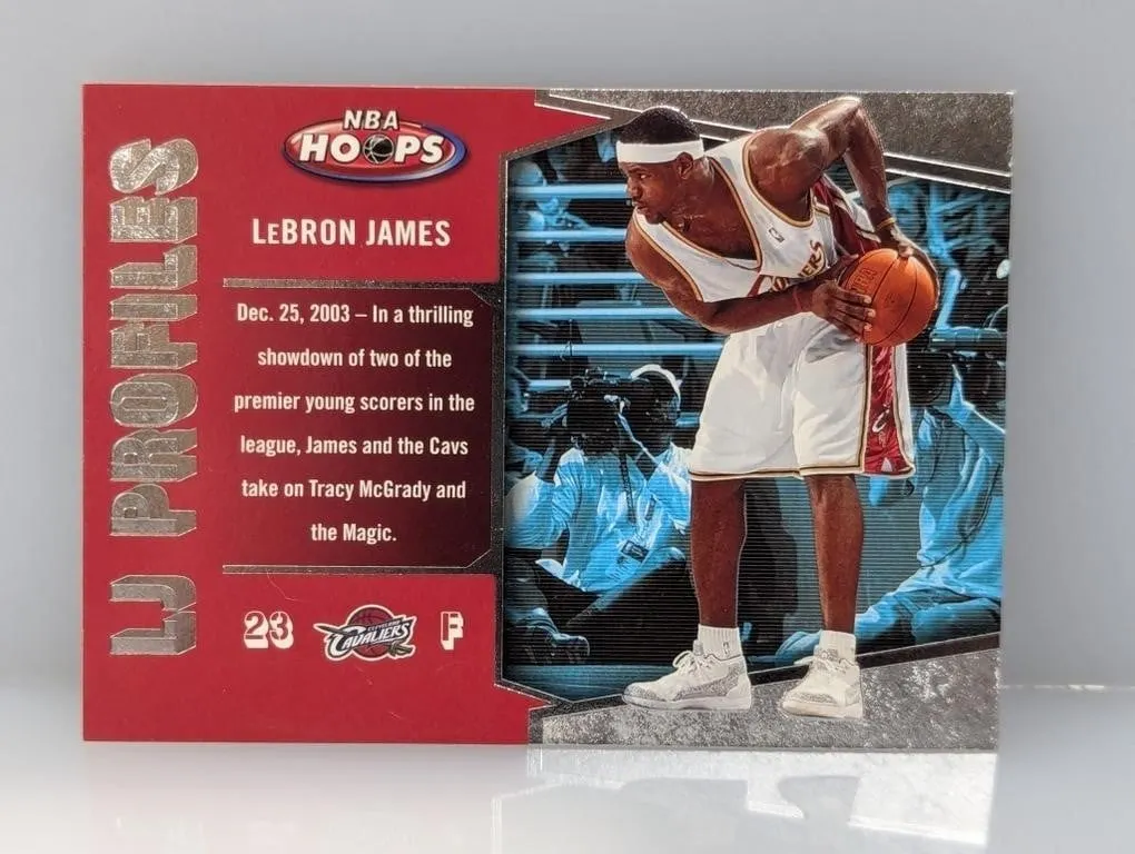 2005-06 Hoops LJ Profiles LeBron James Indent