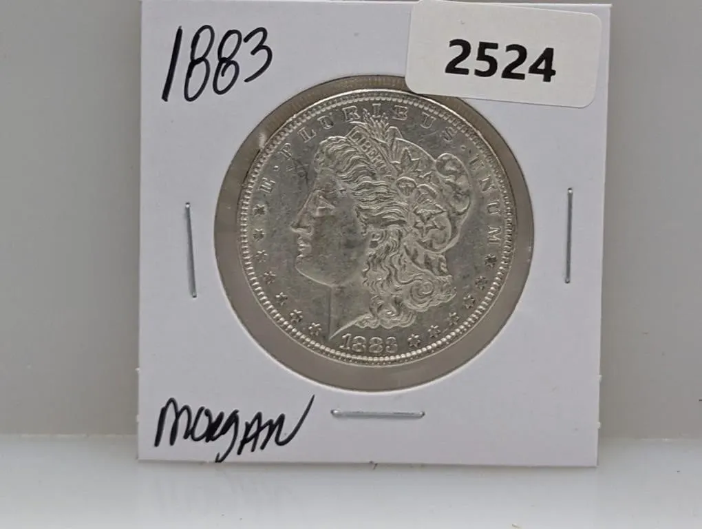 1883 90% Silv Morgan $1 Dollar