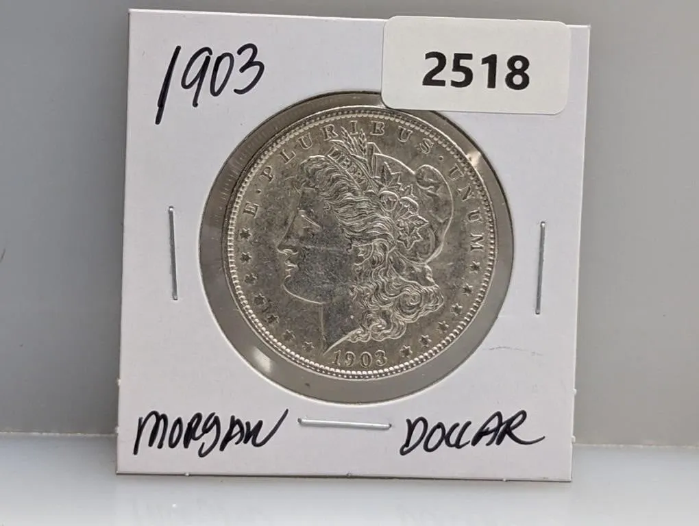 1903 90% Silv Morgan $1 Dollar