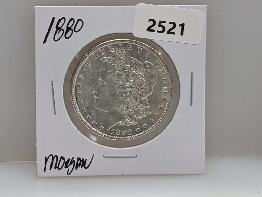 1880 90% Silv Morgan $1 Dollar