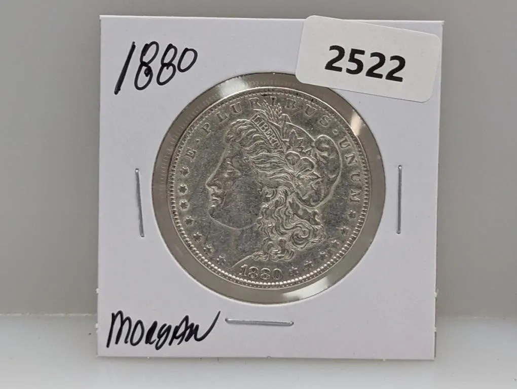 1880 90% Silv Morgan $1 Dollar
