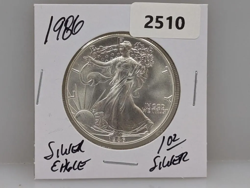 1986 1oz .999 Silv Eagle $1 Dollar