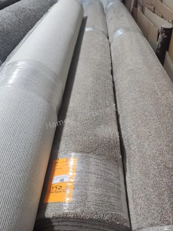 450sft plush carpet 12' x 37'6"