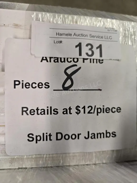 Arauco pine split door jambs 8pcs