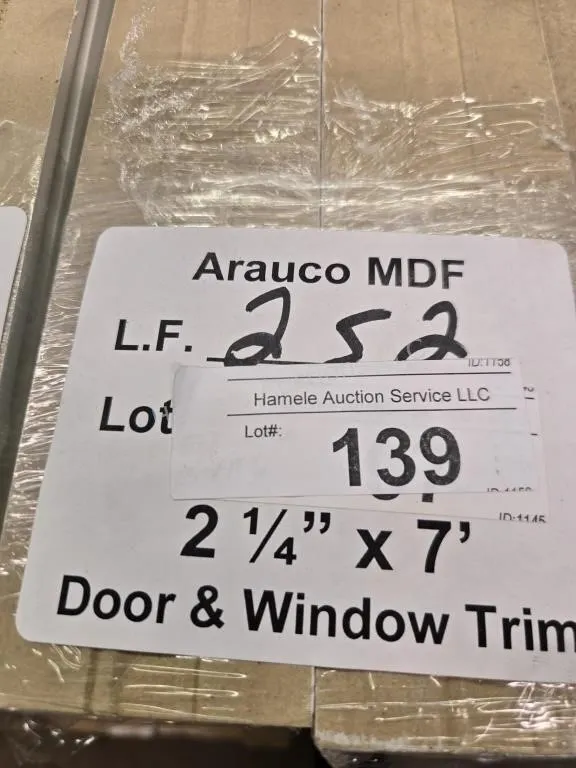Arauco MDF trim 2-14" x 7' 252 LF
