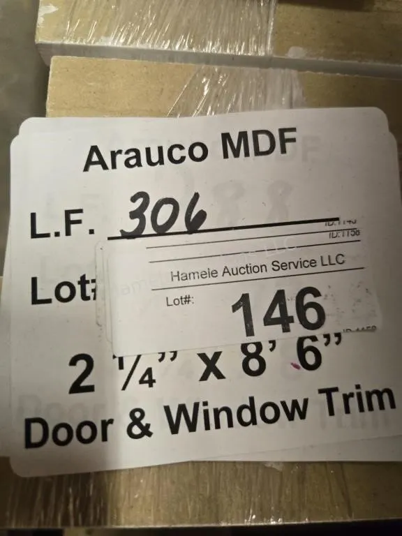 Arauco MDF trim 2-1/4" x 8'6" 306 LF