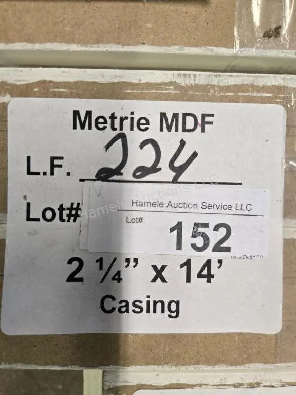 Metrie MDF casing 2-1/4" x 14' 224LF