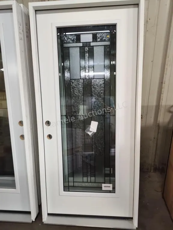 36" RH Full Deco exterior door