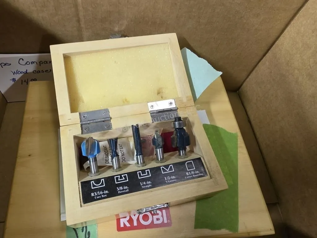 Router bit sets