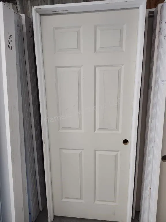 32" LH 6 Panel interior door