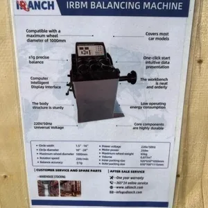 IRBM tire balancing machine