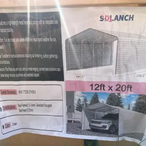 High end Carport - 12x20ft