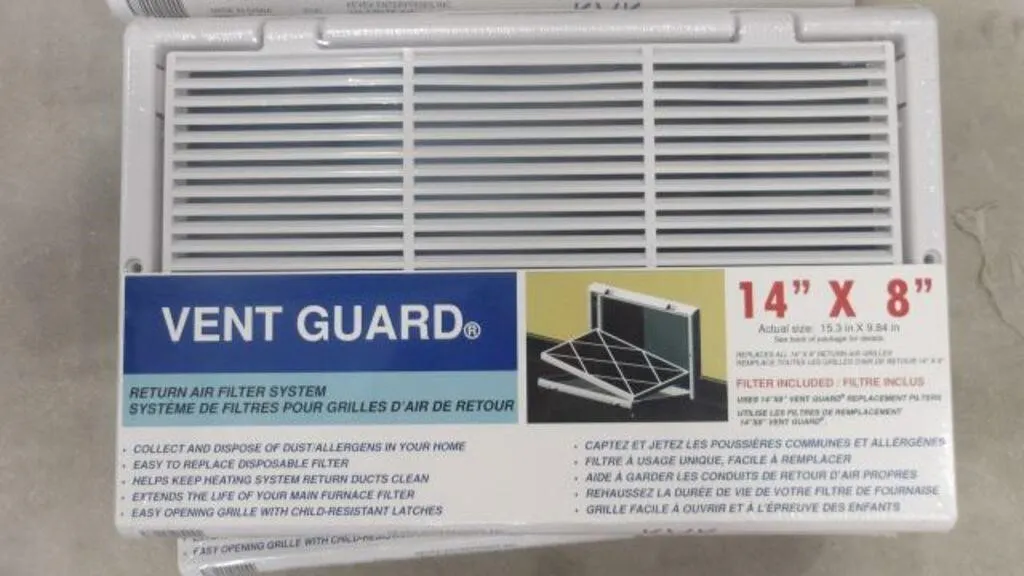 Qty Of (6) 14 In. x 8 In. Vent Guards