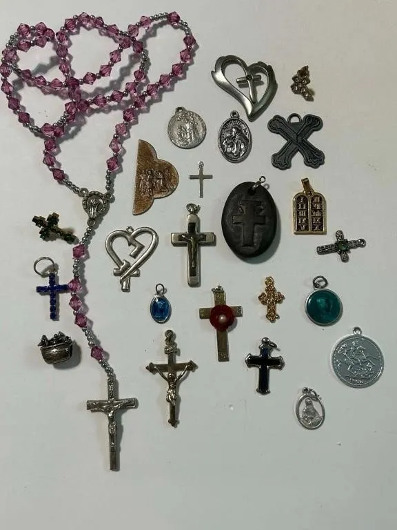 Assorted Crosses Pendants & Charms