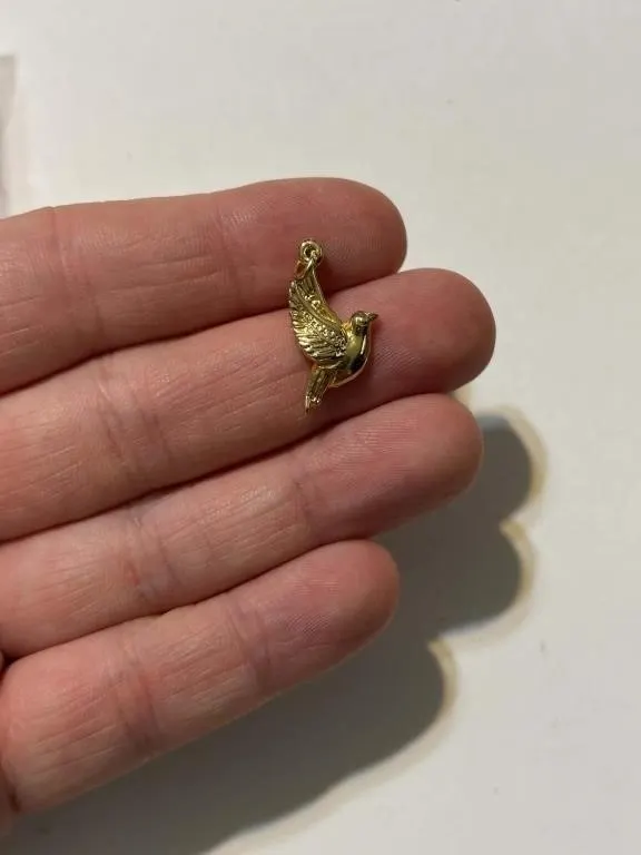 Gold-Tone Pendant Charm