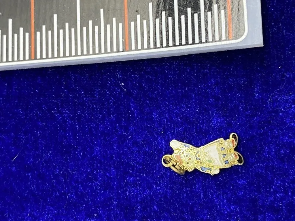 1913 Raggedy Ann Enamel Pendant