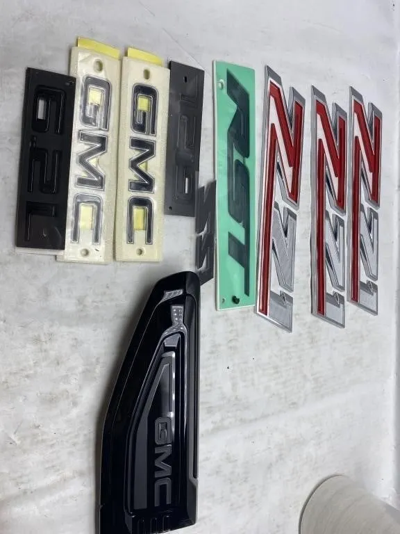 GMC & RST Emblem Badges Set