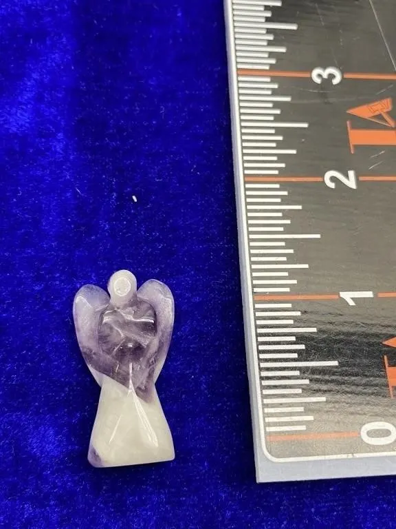 Amethyst Angel Carving, 44.25 CT
