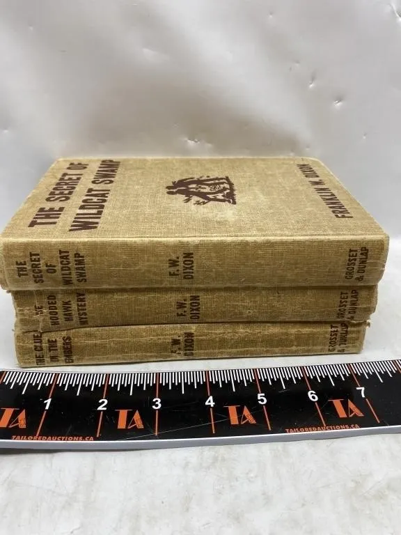 Vintage Hardy Boys Hardcover Books, Lot of 3