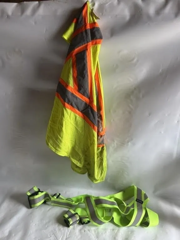 Uline Hi-Vis Safety Vest & Harness Straps