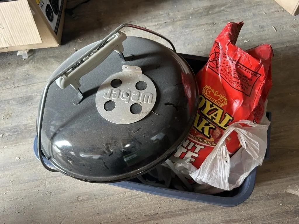 Weber Small Charcoal Grill w/ Royal Oak Briquets