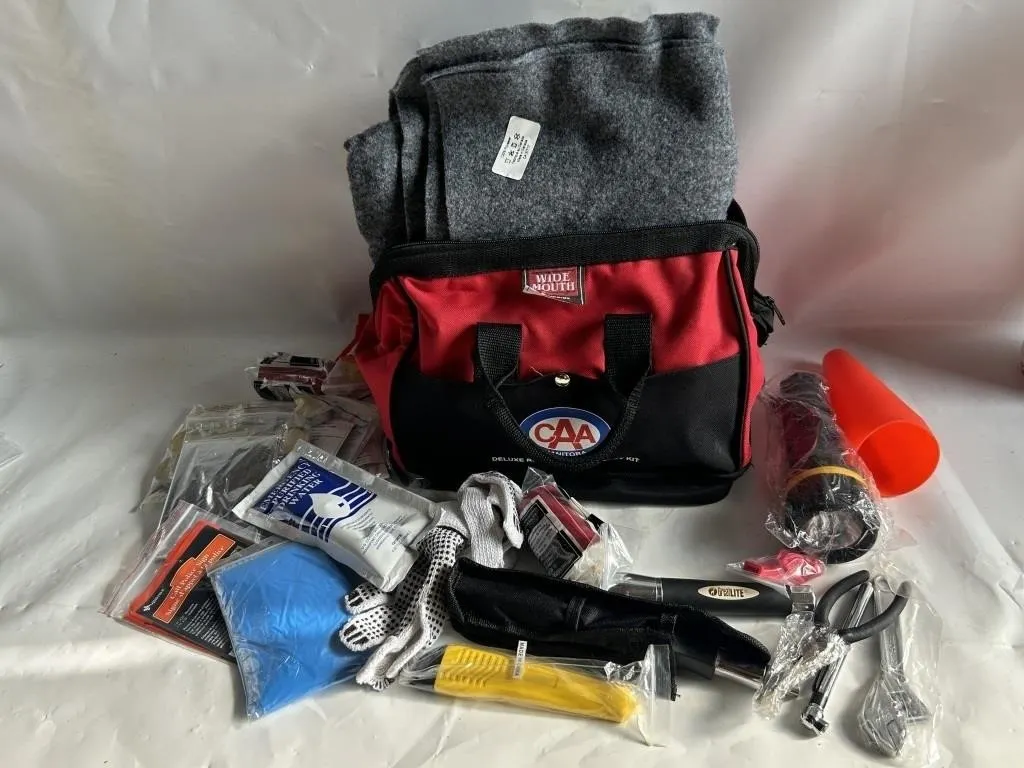 CAA Deluxe Roadside Emergency Safety Kit