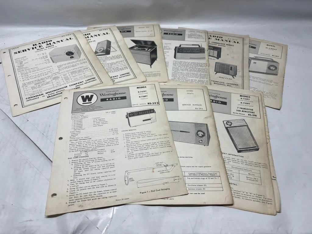 Vintage Canadian Westinghouse Radio Service