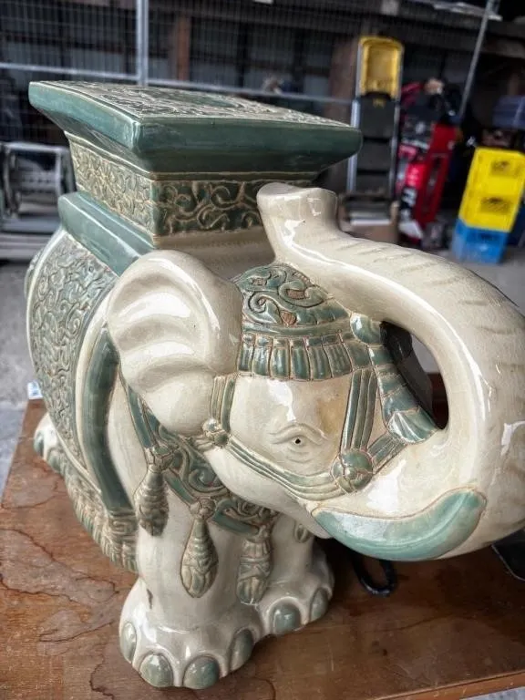 Elephant Garden Seat 21 inches long
