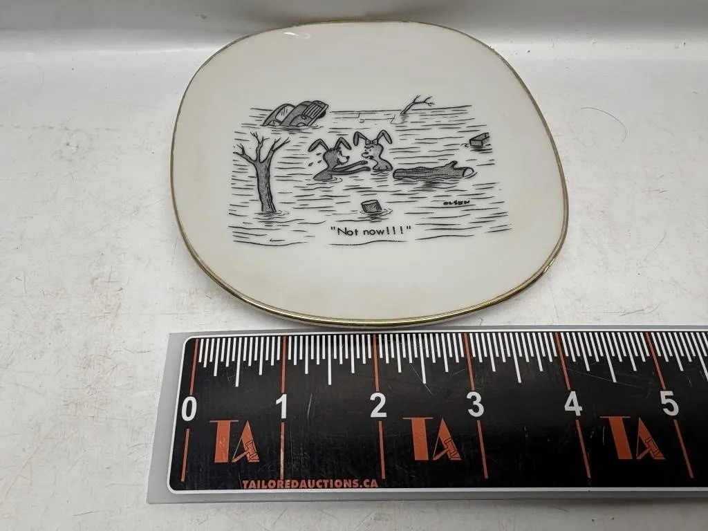 Hareraisers Series No.2 Bunny Cartoon Plate, Japan