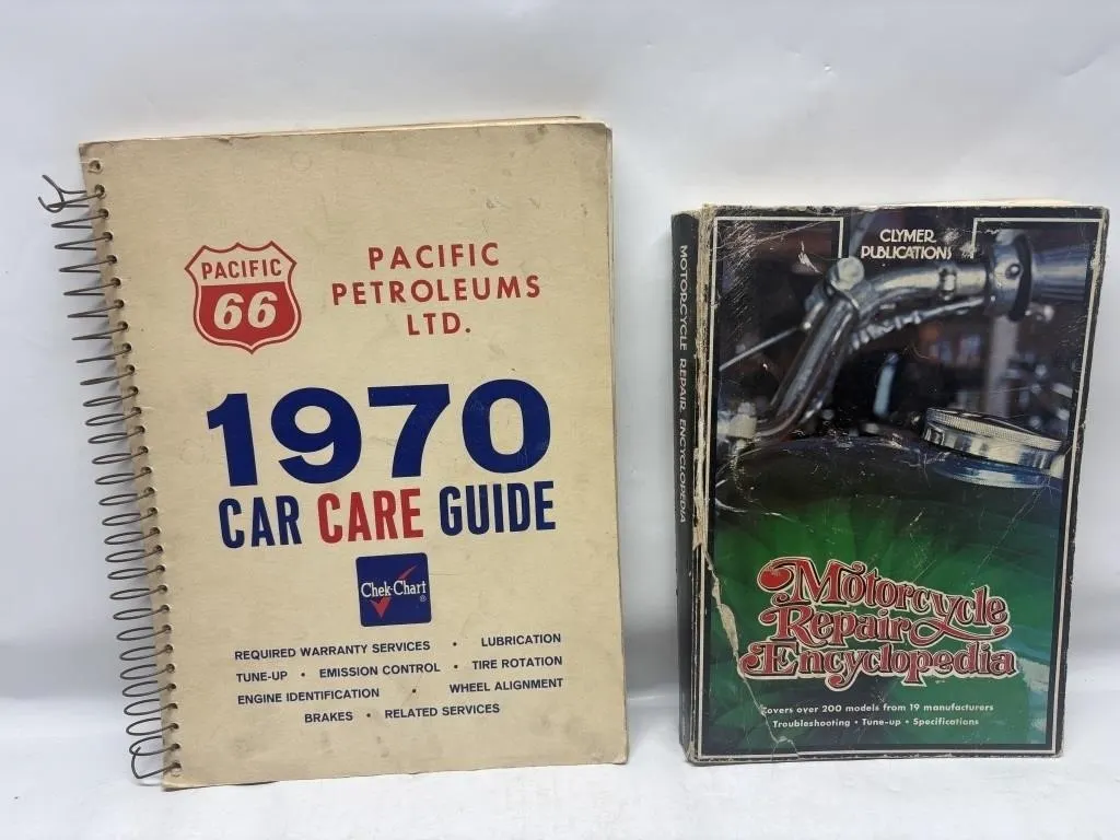 1970 Car Care Guide & Motorcycle Repair