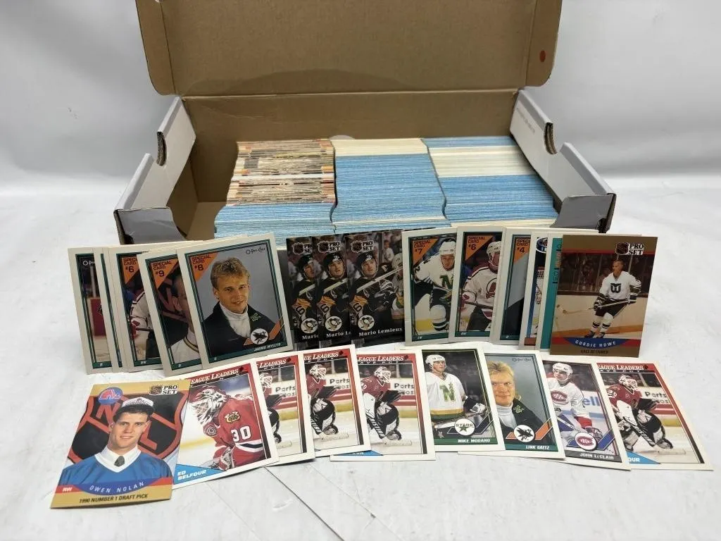 Vintage Hockey Card Lot: Pro Set, O-Pee-Chee