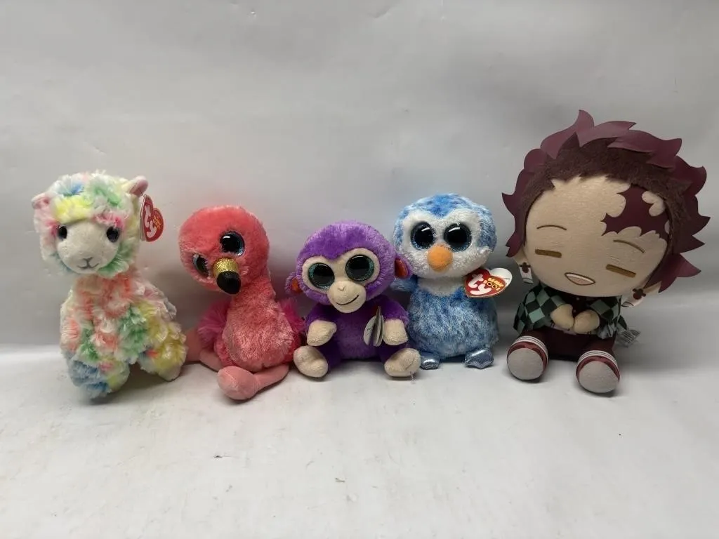 TY Beanie Boos Lot & Anime Plush
