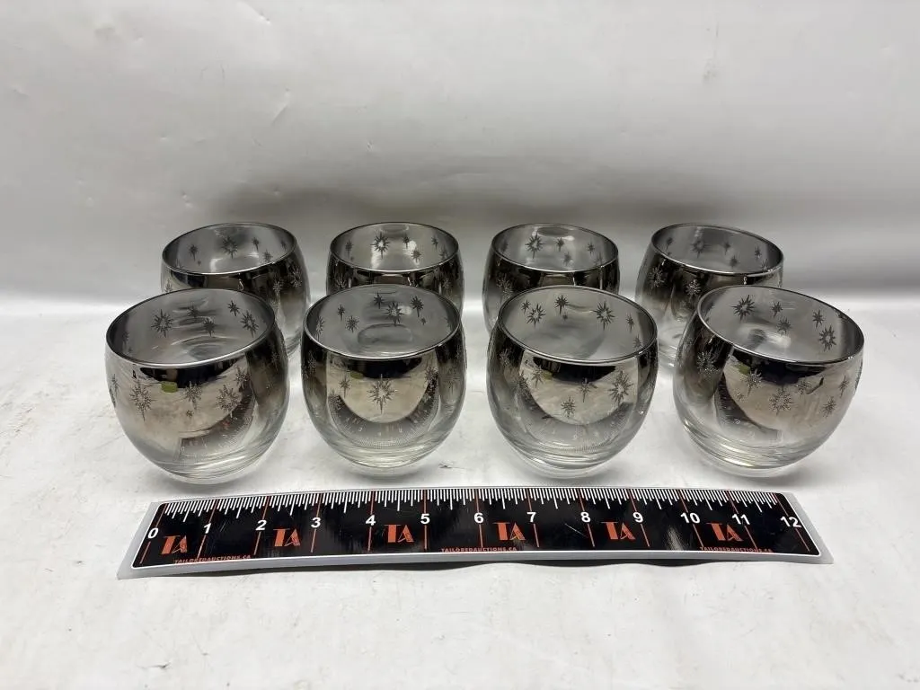 Silver Ombre Star Roly Poly Glasses & RCM Cases