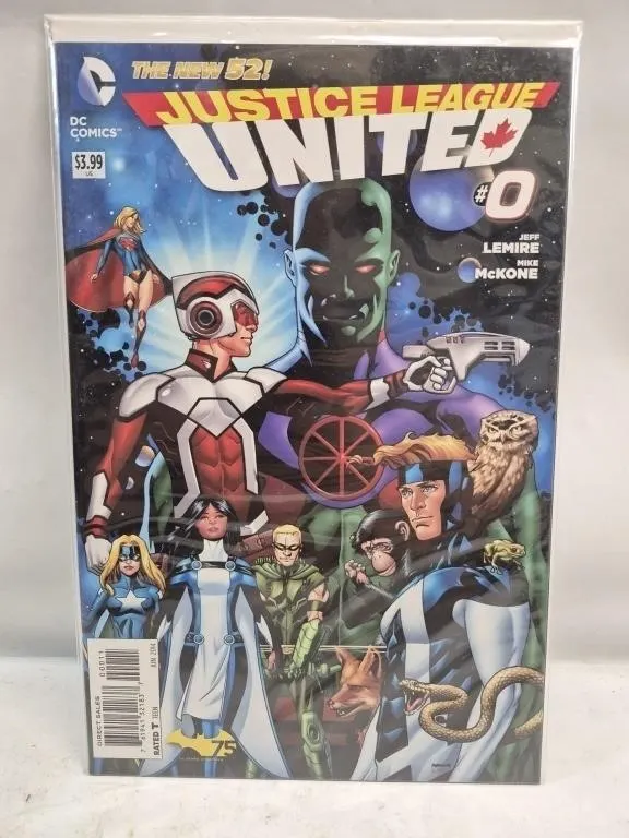 Justice League United #0 New 52 DC Comic
