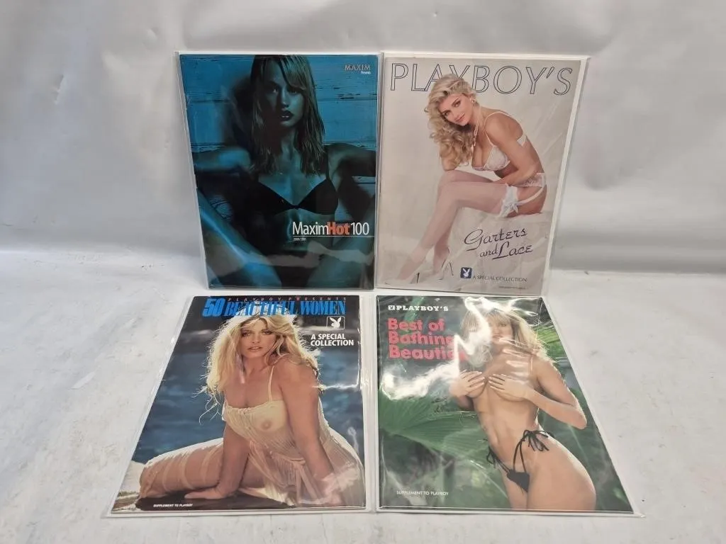 Playboy Special Collection Magazines (4)