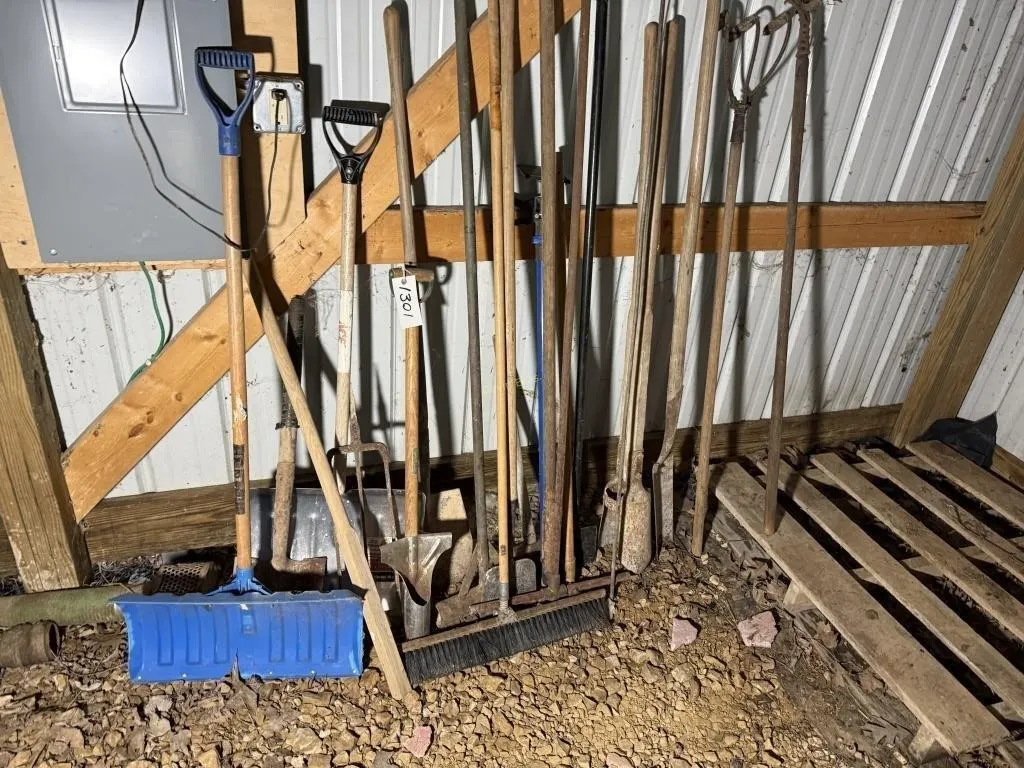 Yard Tools. Shovels, etc