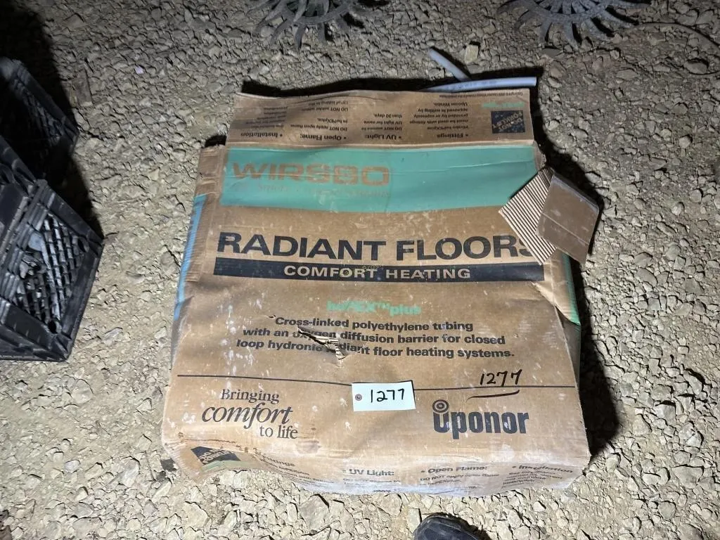 Partial box of WIRSBO in floor Heat Tubing