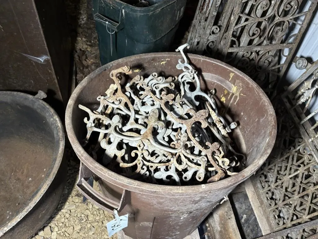 Can of Iron Fence Pieces