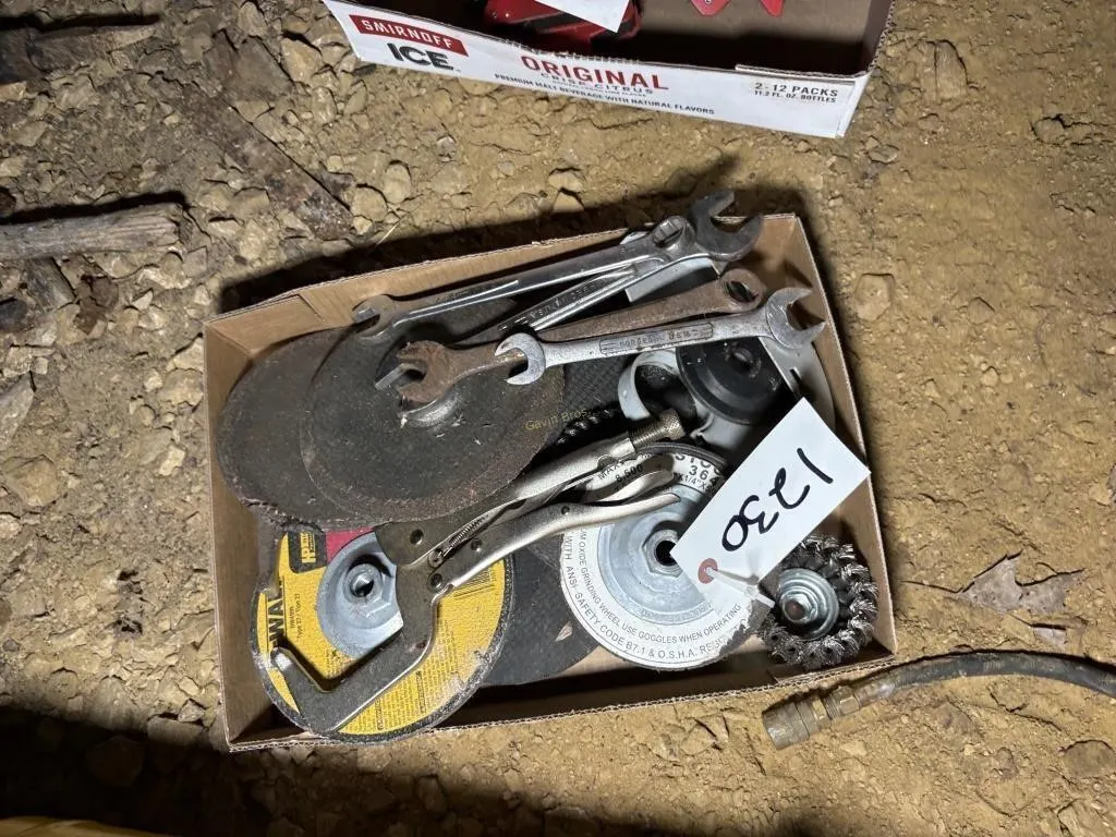 Wrenches, Clamp, Grinding Discs etc