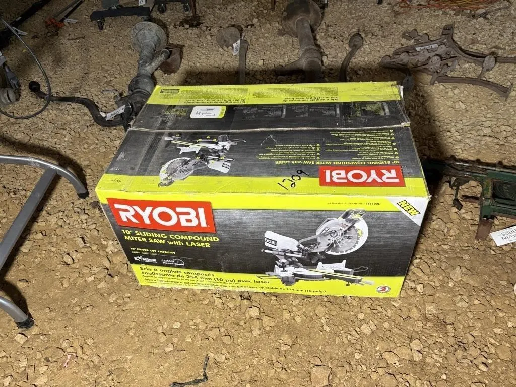 NIB Ryobi 10" Sliding Compound Miter Saw