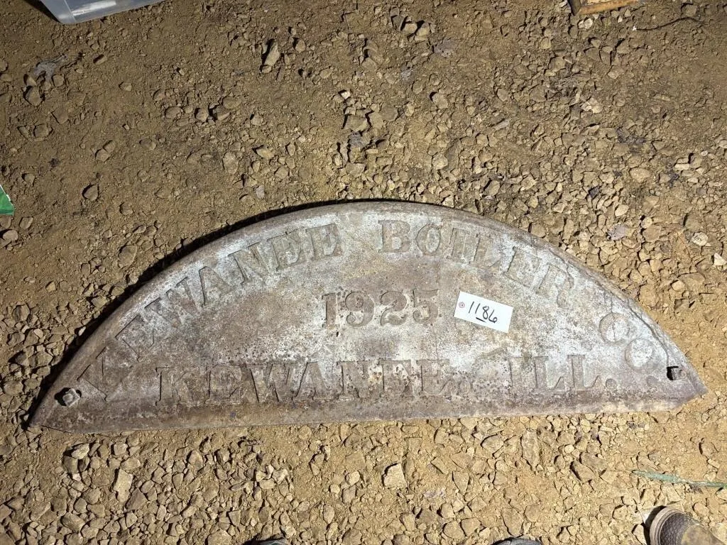 Kewaunee Boiler Co Cast Sign