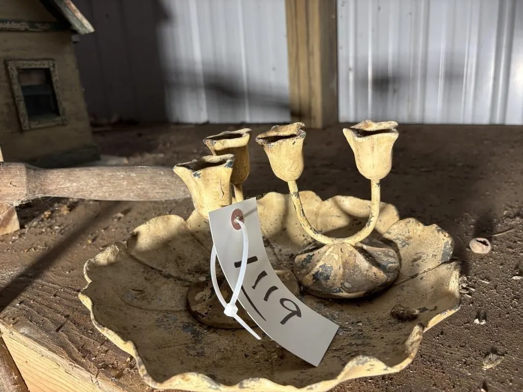 Iron Candle Holder