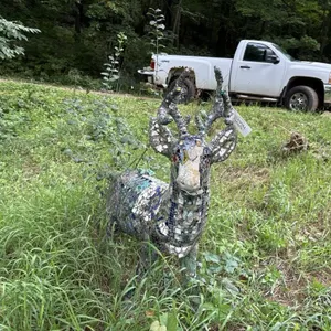 Concrete Deer Figure
