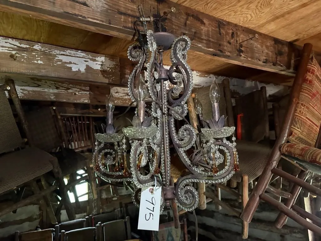Wrought Iron Chandelier